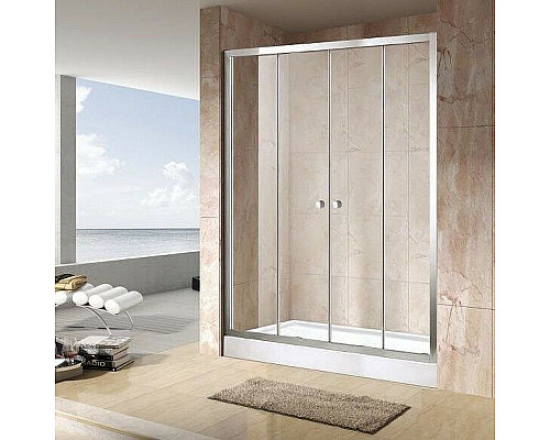 Приобрести Душевая дверь Cezares Anima 170 ANIMA-W-BF-2-170-C-Cr профиль Хром стекло прозрачное в магазине сантехники Santeh-Crystal.ru