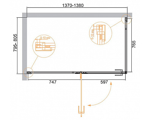 Santeh-Crystal.ru: Душевой уголок Cezares Bellagio 140x80 BELLAGIO-AH-1-140/80-C-BORO профиль Золото брашированное стекло прозрачное Заказать Душевой уголок Cezares Bellagio 140x80 BELLAGIO-AH-1-140/80-C-BORO профиль Золото брашированное стекло прозрачное в магазине сантехники Santeh-Crystal.ru