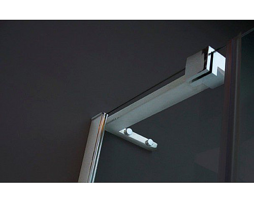 Купить Душевой уголок Cezares Bergamo R-1 Arco 100x100 BERGAMO-W-R-1-100-ARCO-C-Cr-L-IV IV профиль Хром стекло прозрачное в магазине сантехники Santeh-Crystal.ru