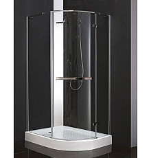 Душевой уголок Cezares BERGAMO-W-RH-1-120/100-ARCO-C-Cr-R-IV IV профиль Хром стекло прозрачное