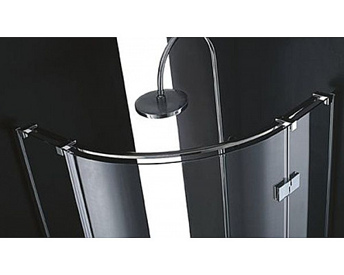 Купить Душевой уголок Cezares BERGAMO-W-RH-1-120/100-ARCO-C-Cr-R-IV IV профиль Хром стекло прозрачное в магазине сантехники Santeh-Crystal.ru