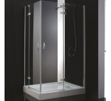 Душевой уголок Cezares BERGAMO-W-AH-2-100/90-C-Cr-L профиль Хром стекло прозрачное