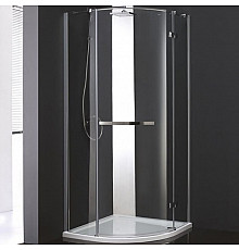 Душевой уголок Cezares Bergamo R-1 Arco 90x90 BERGAMO-W-R-1-90-ARCO-C-Cr-R-IV IV профиль Хром стекло прозрачное