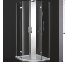 Душевой уголок Cezares Bergamo R-2 Arco 100x100 BERGAMO-W-R-2-100-ARCO-C-Cr-IV IV профиль Хром стекло прозрачное