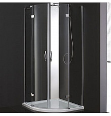 Душевой уголок Cezares Bergamo R-2 Arco 100x100 BERGAMO-W-R-2-100-ARCO-C-Cr-IV IV профиль Хром стекло прозрачное