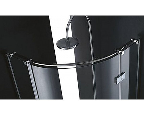 Заказать Душевой уголок Cezares Bergamo R-2 Arco 100x100 BERGAMO-W-R-2-100-ARCO-C-Cr-IV IV профиль Хром стекло прозрачное в магазине сантехники Santeh-Crystal.ru
