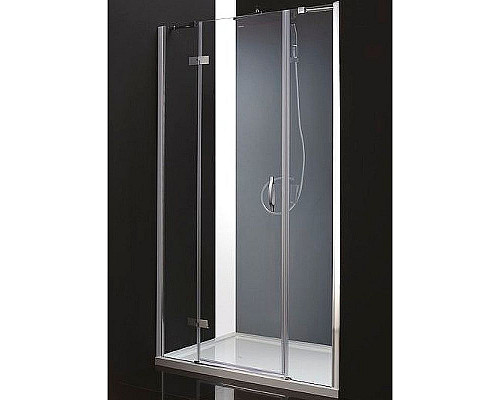 Приобрести Душевая дверь Cezares Bergamo 205 L BERGAMO-W-B-13-90+60/60-C-Cr-L профиль Хром стекло прозрачное в магазине сантехники Santeh-Crystal.ru