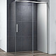 Купить Душевой уголок Cezares Duet Soft-М 150x100 DUET SOFT-M-AH-1-150/100-C-Cr профиль Хром стекло прозрачное в магазине сантехники Santeh-Crystal.ru