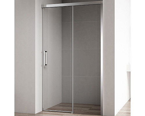 Купить Душевая дверь Cezares Duet Soft 120 DUET SOFT-BF-1-120-C-Cr профиль Хром стекло прозрачное в магазине сантехники Santeh-Crystal.ru