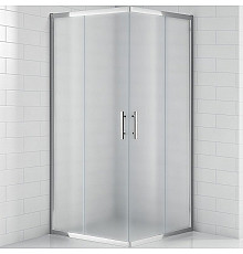 Душевой уголок Cezares Eco 80x80 ECO-O-A-2-80-P-Cr профиль Хром стекло рифленое