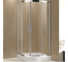 Душевой уголок Cezares Eco 90x90 ECO-O-R-2-90-P-Cr профиль Хром стекло рифленое