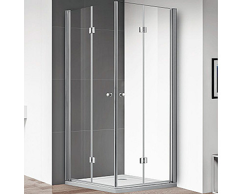 Santeh-Crystal.ru: Душевой уголок Cezares Eco 80x80 ECO-O-AS-2-80-C-Cr профиль Хром стекло прозрачное Приобрести Душевой уголок Cezares Eco 80x80 ECO-O-AS-2-80-C-Cr профиль Хром стекло прозрачное в магазине сантехники Santeh-Crystal.ru