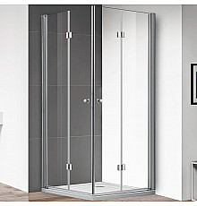 Душевой уголок Cezares Eco 100x100 ECO-O-AS-2-100-C-Cr профиль Хром стекло прозрачное