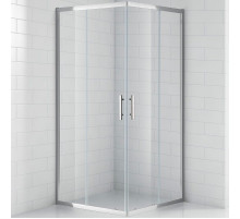 Душевой уголок Cezares Eco 100x100 ECO-O-A-2-100-C-Cr профиль Хром стекло прозрачное
