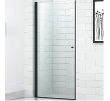 Душевая дверь Cezares Eco 80 ECO-O-B-1-80-C-NERO профиль Черный матовый стекло прозрачное