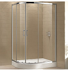 Душевой уголок Cezares Eco 120x90 ECO-O-RH-2-120/90-C-Cr профиль Хром стекло прозрачное