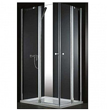 Душевой уголок Cezares ELENA-W-AH-2-120/90-C-Cr профиль Хром стекло прозрачное