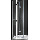 Купить Душевая дверь в нишу Cezares ELENA-W-BS-12-90-C-Cr профиль Хром стекло прозрачное в магазине сантехники Santeh-Crystal.ru