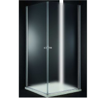 Душевой уголок Cezares Elena 80x80 ELENA-W-A-2-80-P-Cr профиль Хром стекло рифленое