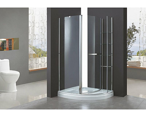 Купить Душевой уголок Cezares Elena 120x90 R ELENA-W-RH-1-120/90-C-Cr-R профиль Хром стекло прозрачное в магазине сантехники Santeh-Crystal.ru