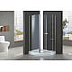 Купить Душевой уголок Cezares Elena 120x90 R ELENA-W-RH-1-120/90-C-Cr-R профиль Хром стекло прозрачное в магазине сантехники Santeh-Crystal.ru