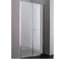 Душевая дверь Cezares Elena 115 ELENA-W-B-2-115-P-Cr профиль Хром стекло рифленое