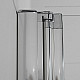 Заказать Душевая дверь Cezares Elena 60 L ELENA-W-B-1-60-P-Cr-L профиль Хром стекло рифленое в магазине сантехники Santeh-Crystal.ru