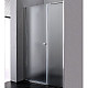 Купить Душевая дверь Cezares Elena 90 L ELENA-W-B-11-30+60-P-Cr-L профиль Хром стекло рифленое в магазине сантехники Santeh-Crystal.ru