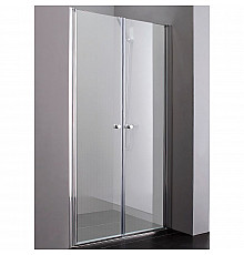 Душевая дверь Cezares Elena 160 ELENA-W-B-2-160-P-Cr профиль Хром стекло рифленое