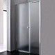 Заказать Душевая дверь Cezares Elena 110 L ELENA-W-B-11-30+80-P-Cr-L профиль Хром стекло рифленое в магазине сантехники Santeh-Crystal.ru