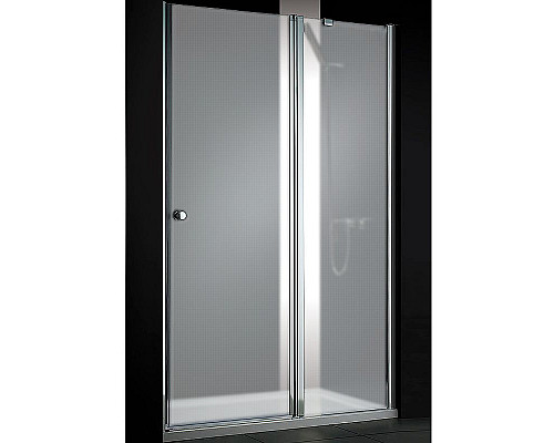Купить Душевая дверь Cezares Elena 100 R ELENA-W-B-12-100-P-Cr-R профиль Хром стекло рифленое в магазине сантехники Santeh-Crystal.ru