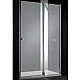 Купить Душевая дверь Cezares Elena 100 R ELENA-W-B-12-100-P-Cr-R профиль Хром стекло рифленое в магазине сантехники Santeh-Crystal.ru
