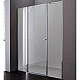 Купить Душевая дверь Cezares Elena 160 L ELENA-W-B-13-40+60/60-P-Cr-L профиль Хром стекло рифленое в магазине сантехники Santeh-Crystal.ru