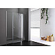 Купить Душевая дверь Cezares Elena 160 ELENA-W-B-13-60+60/40-C-Cr профиль Хром стекло прозрачное в магазине сантехники Santeh-Crystal.ru