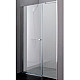 Купить Душевая дверь Cezares Elena 140 L ELENA-W-B-11-60+80-P-Cr-L профиль Хром стекло рифленое в магазине сантехники Santeh-Crystal.ru