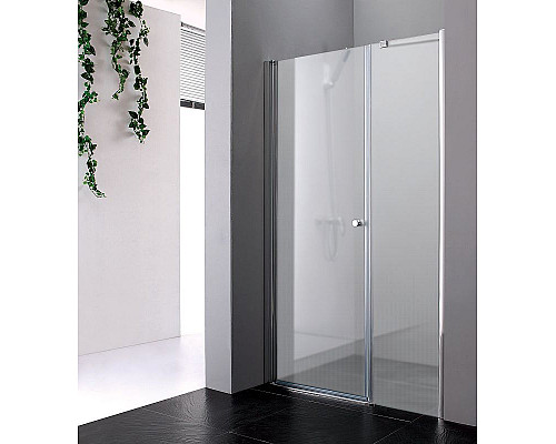 Купить Душевая дверь Cezares Elena 140 L ELENA-W-B-11-60+80-P-Cr-L профиль Хром стекло рифленое в магазине сантехники Santeh-Crystal.ru
