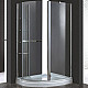 Купить Душевой уголок Cezares Elena 120x90 L ELENA-W-RH-1-120/90-C-Cr-L профиль Хром стекло прозрачное в магазине сантехники Santeh-Crystal.ru