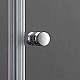 Купить Душевой уголок Cezares Elena 80x80 L ELENA-W-A-1-80-P-Cr-L профиль Хром стекло рифленое в магазине сантехники Santeh-Crystal.ru