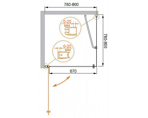 Santeh-Crystal.ru: Душевой уголок Cezares Elena 80x80 L ELENA-W-A-1-80-P-Cr-L профиль Хром стекло рифленое Купить Душевой уголок Cezares Elena 80x80 L ELENA-W-A-1-80-P-Cr-L профиль Хром стекло рифленое в магазине сантехники Santeh-Crystal.ru