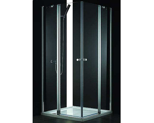 Приобрести Душевой уголок Cezares Elena 120x120 ELENA-W-A-22-120-C-Cr профиль Хром стекло прозрачное в магазине сантехники Santeh-Crystal.ru
