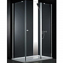 Душевой уголок Cezares ELENA-W-AH-1-90/100-P-Cr-R профиль Хром стекло рифленое Душевой уголок Cezares ELENA-W-AH-1-90/100-P-Cr-R профиль Хром стекло рифленое