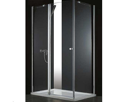 Заказать Душевой уголок Cezares Elena 120x90 ELENA-W-AH-1-120/90-C-Cr профиль Хром стекло прозрачное в магазине сантехники Santeh-Crystal.ru