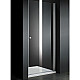 Купить Душевая дверь Cezares Elena 70 ELENA-W-B-1-70-C-Cr профиль Хром стекло прозрачное в магазине сантехники Santeh-Crystal.ru