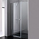 Заказать Душевая дверь Cezares Elena 110 ELENA-W-B-11-30+80-C-Cr профиль Хром стекло прозрачное в магазине сантехники Santeh-Crystal.ru