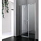 Заказать Душевая дверь Cezares Elena 140 ELENA-W-B-11-60+80-C-Cr профиль Хром стекло прозрачное в магазине сантехники Santeh-Crystal.ru