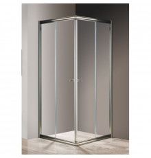Душевой уголок Cezares Giubileo A-2 80х80 GIUBILEO-A-2-80-SCORREVOLE-C-Br стекло прозрачное профиль Бронза