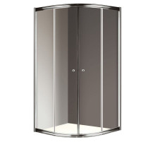 Душевой уголок Cezares Giubileo R2 80x80 GIUBILEO-R-2-80-SCORREVOLE-C-Cr прозрачное стекло профиль Хром