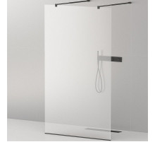 Душевая перегородка Cezares Liberta 90 LIBERTA-L-2-90-C-NERO профиль Черный матовый стекло прозрачное