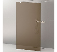 Душевая перегородка Cezares Liberta 90 LIBERTA-L-2-90-BR-Cr профиль Хром стекло бронзовое