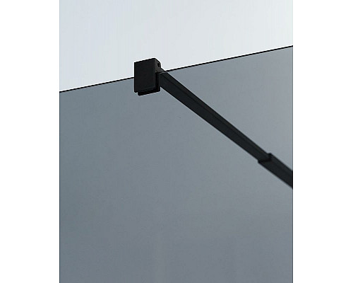 Santeh-Crystal.ru: Душевая перегородка Cezares Liberta 80 LIBERTA-L-1-80-GR-NERO профиль Черный матовый стекло серое Купить Душевая перегородка Cezares Liberta 80 LIBERTA-L-1-80-GR-NERO профиль Черный матовый стекло серое в магазине сантехники Santeh-Crystal.ru